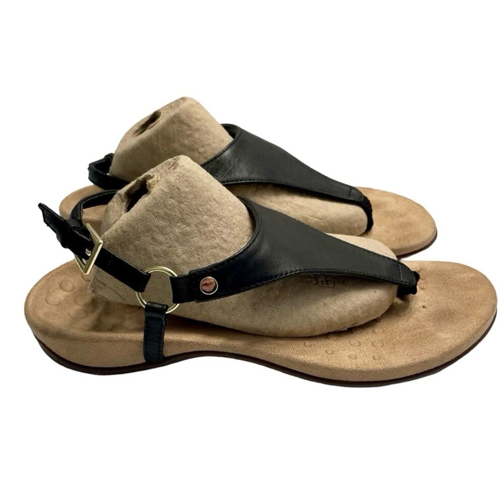 Vionic Black Sandals With Adjustable Strap And Cu… - image 3